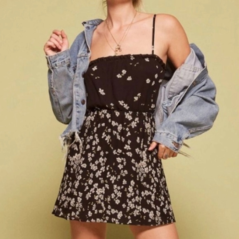 Reformation Sony Mini Dress in Oleander - XS